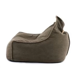 Dunelm Khaki Canvas Bean Bag Chair -Decorative Discount Store 1000050787 alt02