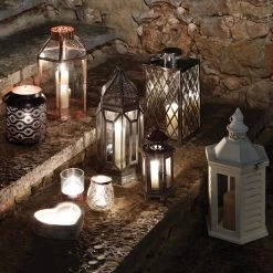 Dunelm Lattice Lantern 5 Dunelm Lattice Lantern -Decorative Discount Store 1000051225 alt02