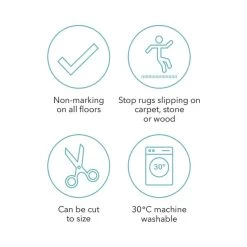 Dunelm Runner Anti Slip Mat -Decorative Discount Store 1000068002 alt02