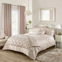 Dunelm Karissa Champagne Round Cushion -Decorative Discount Store 1000070806 alt02