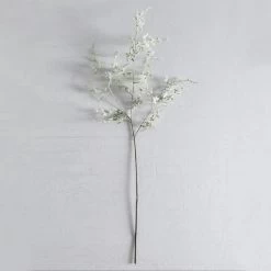 Dunelm Artificial Flocked Feather Fern Single Stem 90cm -Decorative Discount Store 1000082808 alt01
