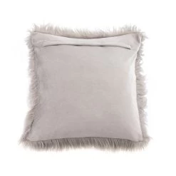 Dunelm Faux Fur Grey Cushion -Decorative Discount Store 1000083498 alt04