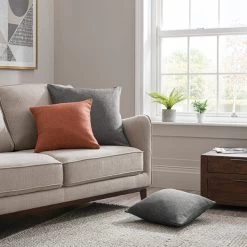 Dunelm Barkweave Square Cushion -Decorative Discount Store 1000091688 alt06