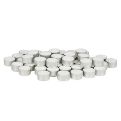 Dunelm Pack Of 50 White Tealights -Decorative Discount Store 1000101205 alt01