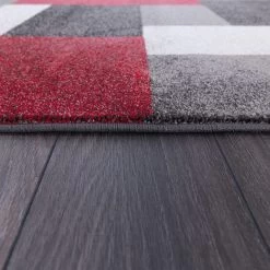 Dunelm Red Chunky Blocks Rug 8 Dunelm Red Chunky Blocks Rug -Decorative Discount Store 1000117203 alt05