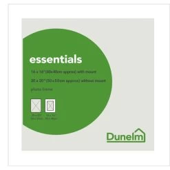 Dunelm Essentials Photo Frame 16" X 16" (40cm X 40cm) -Decorative Discount Store 1000120675 alt01