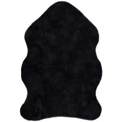 Dunelm Supersoft Single Pelt Faux Fur Rug -Decorative Discount Store 1000136409 alt03