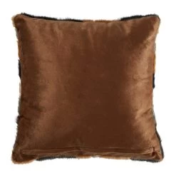 Dunelm Eska Zigzag Faux Fur Cushion -Decorative Discount Store 1000152989 alt03