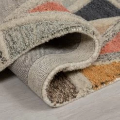 Dunelm Moretz Geometric Rug -Decorative Discount Store 1000156590 alt03