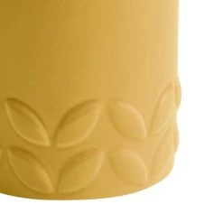 Dunelm Small Ochre Leaf Plant Pot -Decorative Discount Store 1000157423 alt01