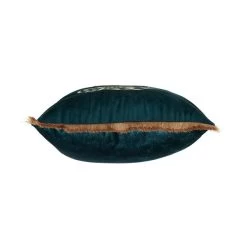 Dunelm Three Monkeys Teal Velvet Cushion -Decorative Discount Store 1000157718 alt02