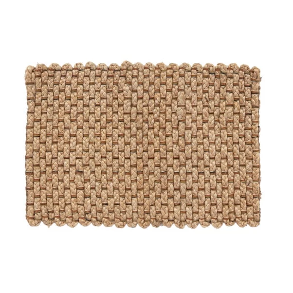 Dunelm Natural Chunky Jute Woven Doormat 2 Dunelm Natural Chunky Jute Woven Doormat - Image 2