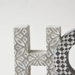 Dunelm Geo Home Word Ornament -Decorative Discount Store 1000158214 alt01