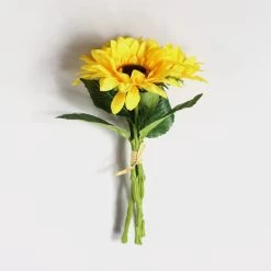Dunelm Artificial Sunflower Yellow Bundle 30cm -Decorative Discount Store 1000158289 alt01