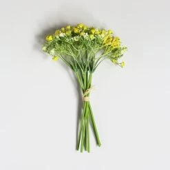 Dunelm Artificial Gypsophila Yellow Bundle 28cm -Decorative Discount Store 1000158290 alt01