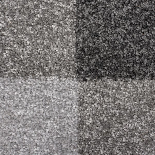 Dunelm Geo Squares Circle Rug 3 Dunelm Geo Squares Circle Rug - Image 3