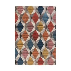 Dunelm Yara Geometric Rug -Decorative Discount Store 1000159124 alt01