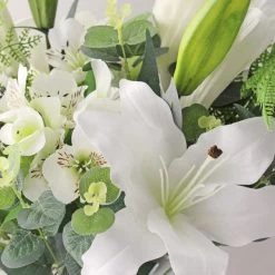 Dunelm Florals Forever Olivia Lily Luxury Bouquet White 63cm -Decorative Discount Store 1000163186 alt02