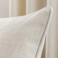 Dunelm Sydney Ecru Cushion -Decorative Discount Store 1000164567 alt02