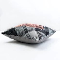 Dunelm Highland Cow Tapestry Cushion -Decorative Discount Store 1000164785 alt02