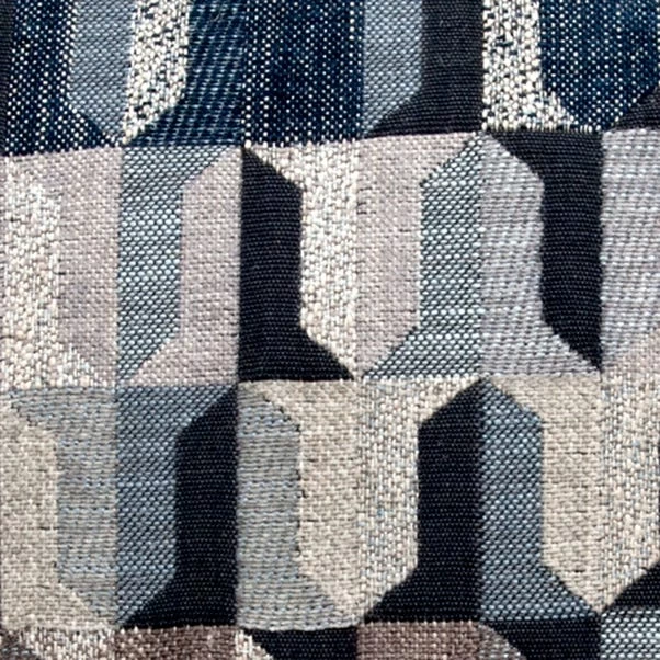 Dunelm Regent Navy Geometric Cushion 3 Dunelm Regent Navy Geometric Cushion - Image 3