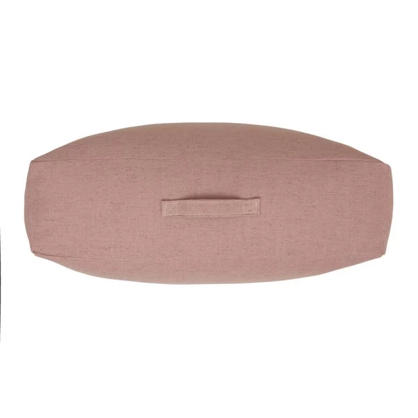 Dunelm Chenille Blush Slub Floor Cushion 2 Dunelm Chenille Blush Slub Floor Cushion - Image 2