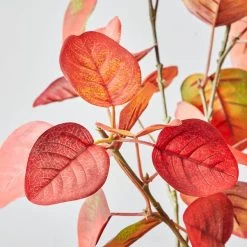 Dunelm Artificial Leaf Spray Red 92cm -Decorative Discount Store 1000167545 alt01