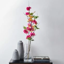 Dunelm Artificial Blossom Ochre Spray 90cm -Decorative Discount Store 1000167555 alt02