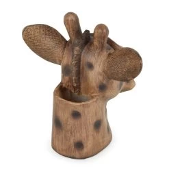 Dunelm Giraffe Head Pot And Glasses Holder -Decorative Discount Store 1000167606 alt03
