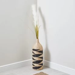 Dunelm Large Woven Bottle Vase -Decorative Discount Store 1000167615 alt01