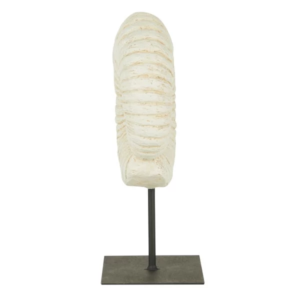 Dunelm Fossil Shell On Stand Sculpture 2 Dunelm Fossil Shell On Stand Sculpture - Image 2