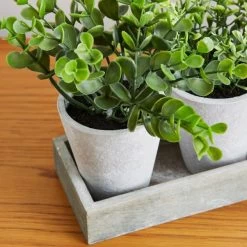 Dunelm Artificial Herbs In Tray 19cm -Decorative Discount Store 1000167623 alt01