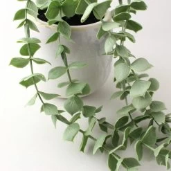 Dunelm Artificial Trailing Eucalyptus Green In Reactive Pot -Decorative Discount Store 1000167641 alt01