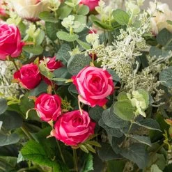 Dunelm Florals Forever Mia Rose Luxury Bouquet Pink 63cm -Decorative Discount Store 1000168555 alt02