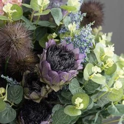 Dunelm Florals Forever Lila Thistle Luxury Bouquet Purple 63cm -Decorative Discount Store 1000168560 alt02