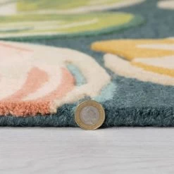 Dunelm Exclusive Artist Floral Wool Rug -Decorative Discount Store 1000172254 alt03