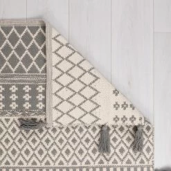 Dunelm Exclusive Cotton Flatweave Rug -Decorative Discount Store 1000172266 alt04