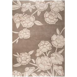 Dunelm Exclusive Fleur Floral Wool Mix Rug -Decorative Discount Store 1000172273 alt01