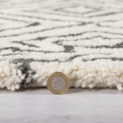 Dunelm Exclusive Iman Wool Rug -Decorative Discount Store 1000172281 alt04