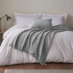 Dunelm Cotton Waffle Cushion 7 Dunelm Cotton Waffle Cushion -Decorative Discount Store 1000180707 alt02