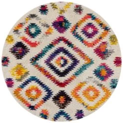 Dunelm Zumra Berber Dia. 133cm Circle Rug -Decorative Discount Store 1000180876 alt01