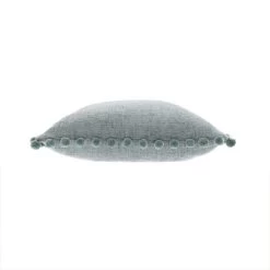 Dunelm Chenille Square PomPom Cushion 11 Dunelm Chenille Square PomPom Cushion -Decorative Discount Store 1000181237 alt04