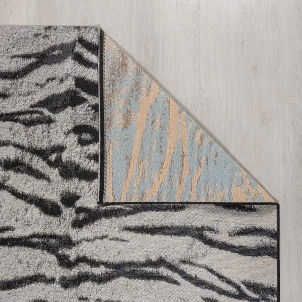 Dunelm Saber Tiger Print Indoor Outdoor Runner 5 Dunelm Saber Tiger Print Indoor Outdoor Runner - Image 5