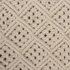 Dunelm Macrame Cotton 60cm X 110cm Rug 8 Dunelm Macrame Cotton 60cm X 110cm Rug -Decorative Discount Store 1000181729 alt02