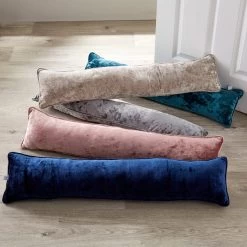 Dunelm Crushed Velour Draught Excluder -Decorative Discount Store 1000181747 alt03