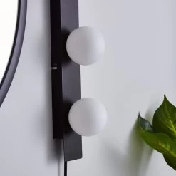 Dunelm Coco Hollywood Mirror Light, Black & White 9x55cm -Decorative Discount Store 1000181953 alt02