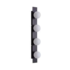 Dunelm Coco Hollywood Mirror Light, Black & White 9x55cm -Decorative Discount Store 1000181953 alt05