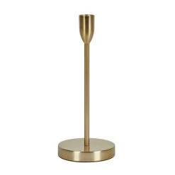 Dunelm Slim Gold Metal Candle Holder -Decorative Discount Store 1000182455 alt02