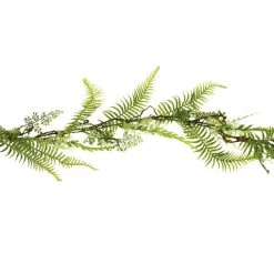 Dunelm Artificial Fern Garland Green 180cm -Decorative Discount Store 1000183205 alt03