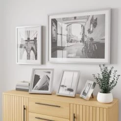 Dunelm Essentials Box Frame 8" X 6" (20cm X 16cm) Silver -Decorative Discount Store 1000183796 alt02